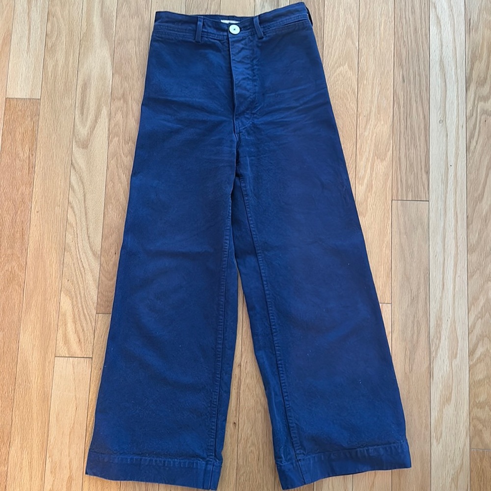 Jesse Kamm Pants! Size XS, painters blue